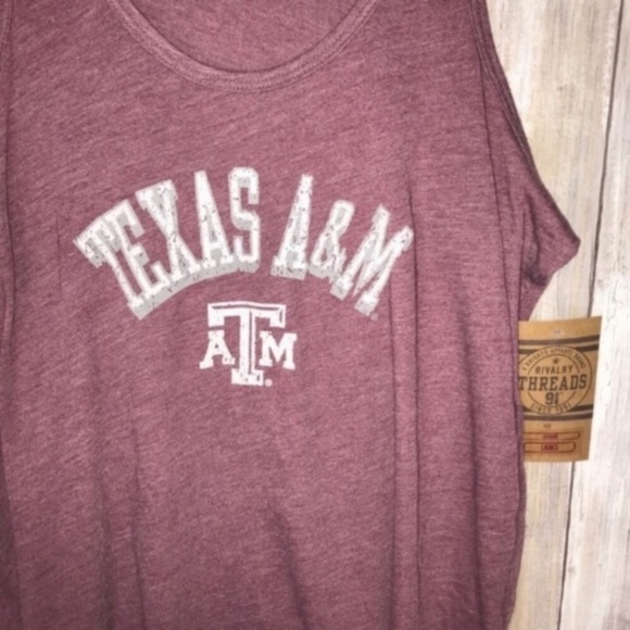 NWT NCAA Texas A&M Aggies Red Tank Women’s Medium - Picture 2 of 5